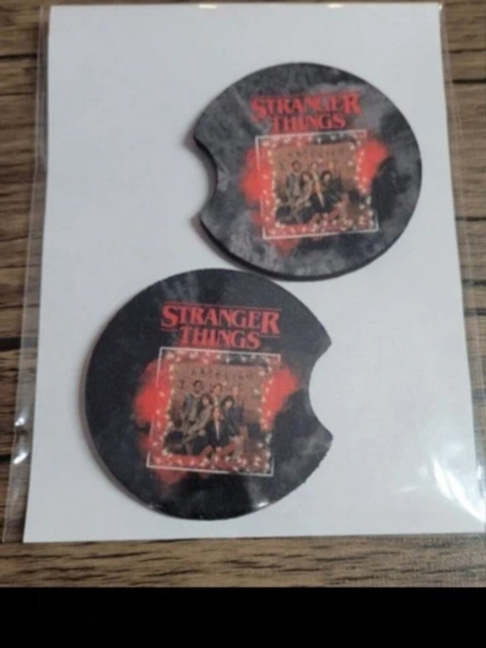 Stranger Things Car Coasters